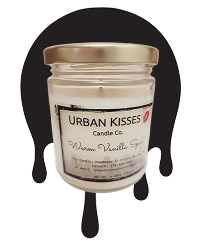 warm vanilla spice soy candle